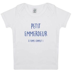 Tee-shirt Bébé Petit Emmerdeur