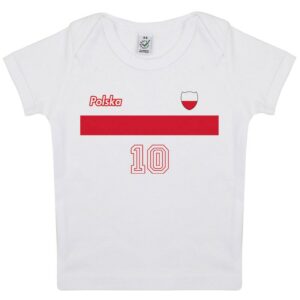 Tee-shirt Bébé foot Pologne