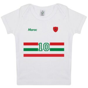 Tee-shirt Bébé foot Maroc