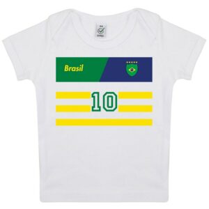 Tee-shirt Bébé foot Brésil