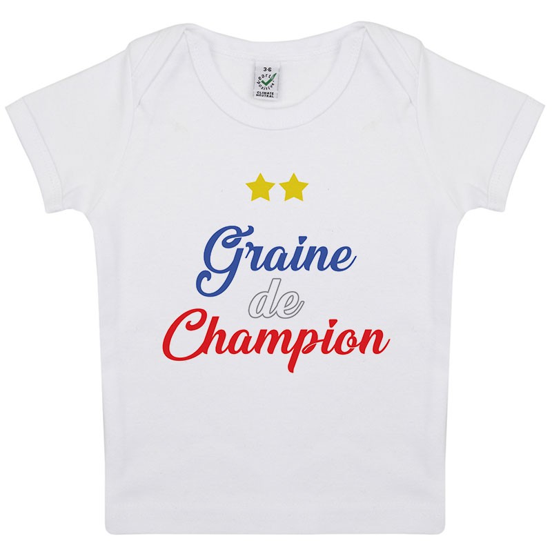 Tee-shirt Bébé Graine de champion