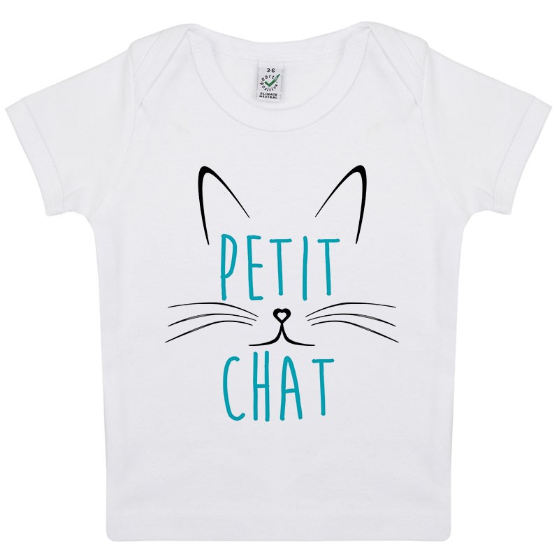 Tee-shirt Bébé Petit Chat